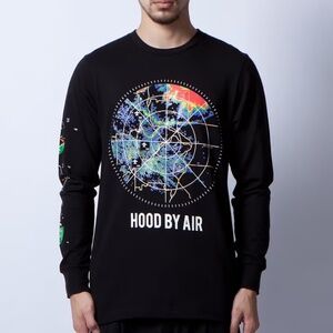 Hood By Air L/S radar t-shirt size small